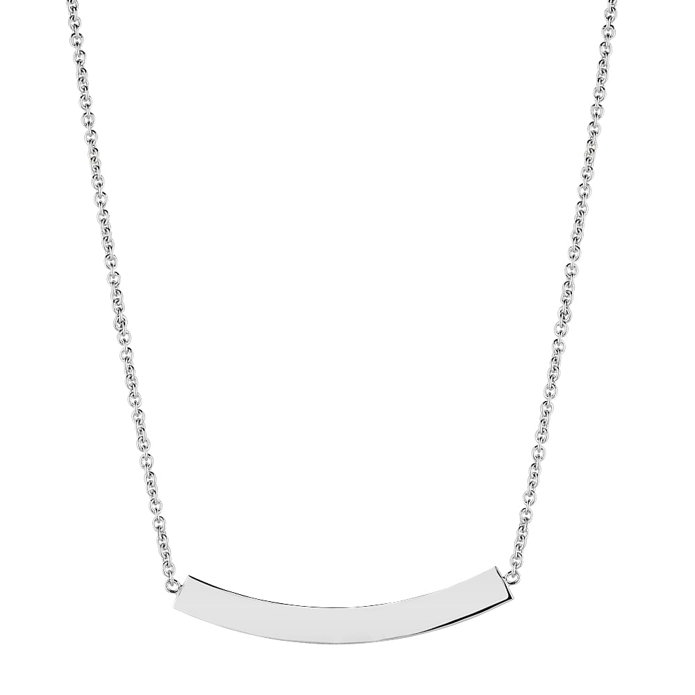 ID card necklace made of silver 925°