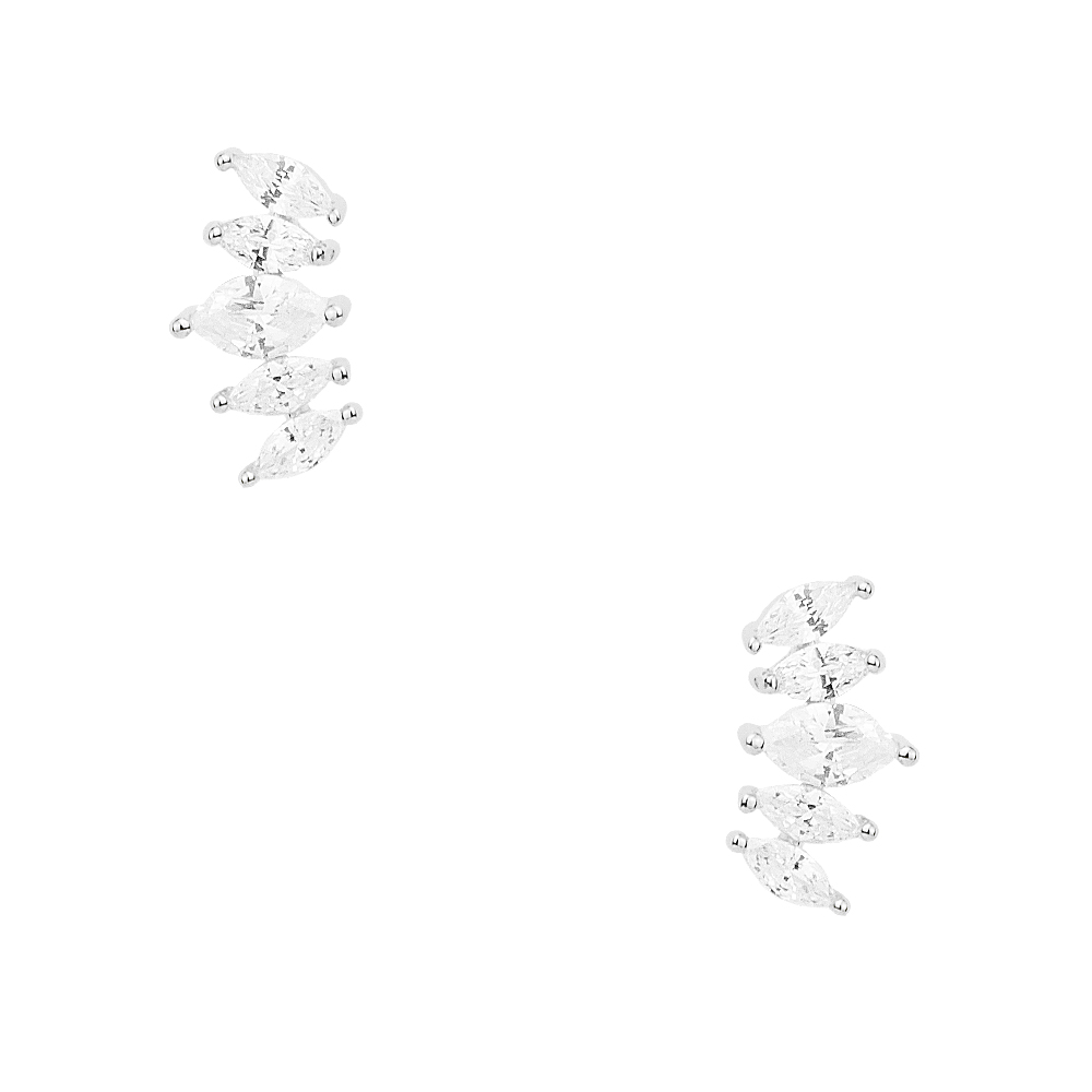 Iris Ear Cuff earrings made of silver 925°